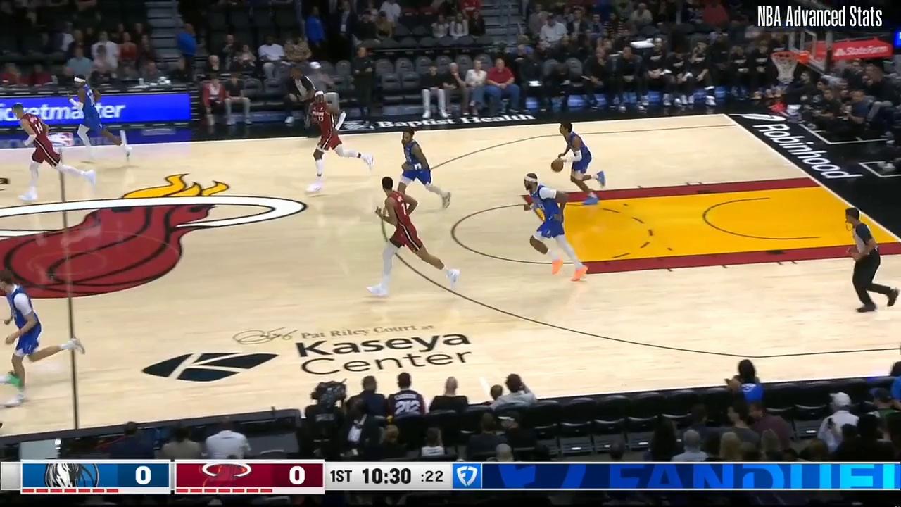 独行侠险胜热火，郭艾伦点燃赛场