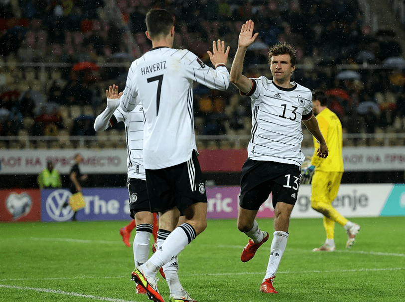 德国队轻取奥地利队，林高远统治全场